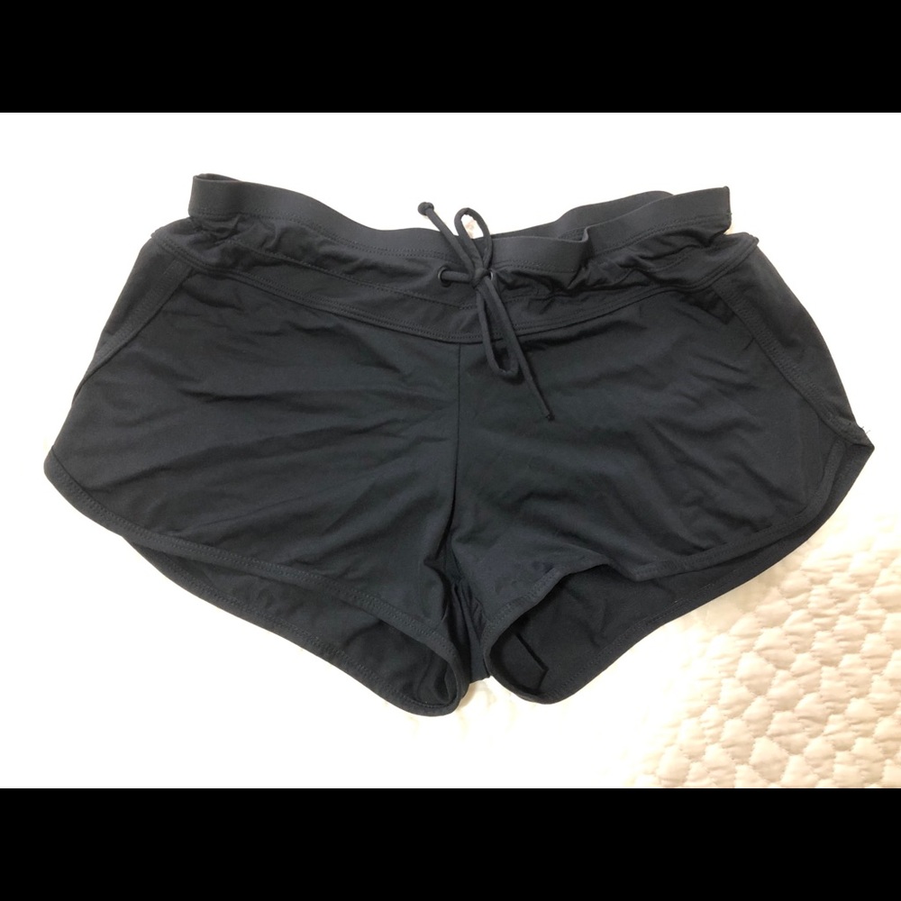 Athleta swim shorts with built In briefs